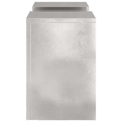 Supporti per piante 2 pcs Argento 24 x 24 x 35 cm