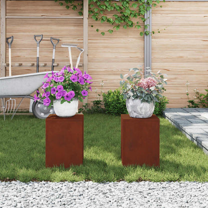 Supporto per piante 2 pcs Ruggine 24 x 24 x 35 cm | homemem39
