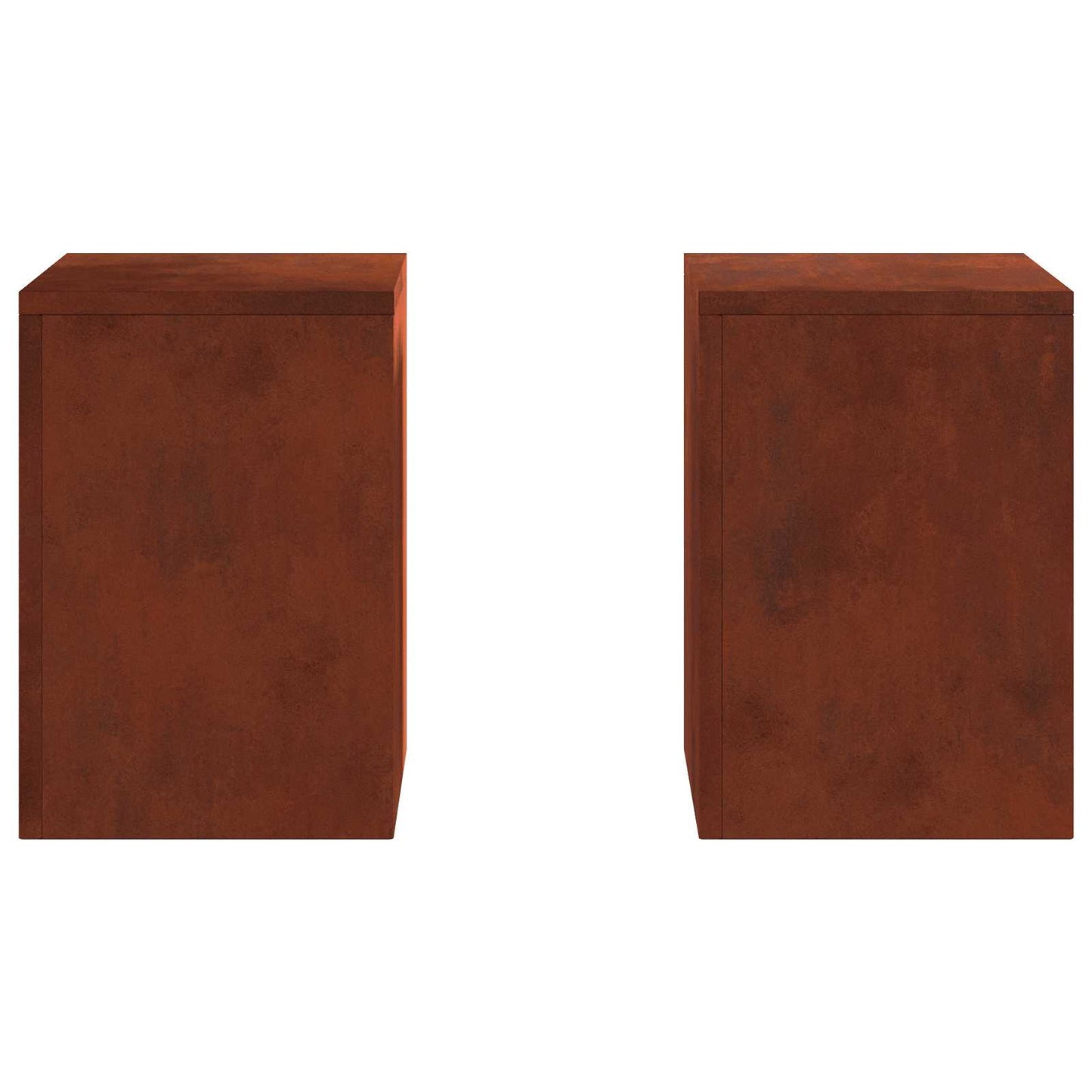 Supporto per piante 2 pcs Ruggine 24 x 24 x 35 cm | homemem39
