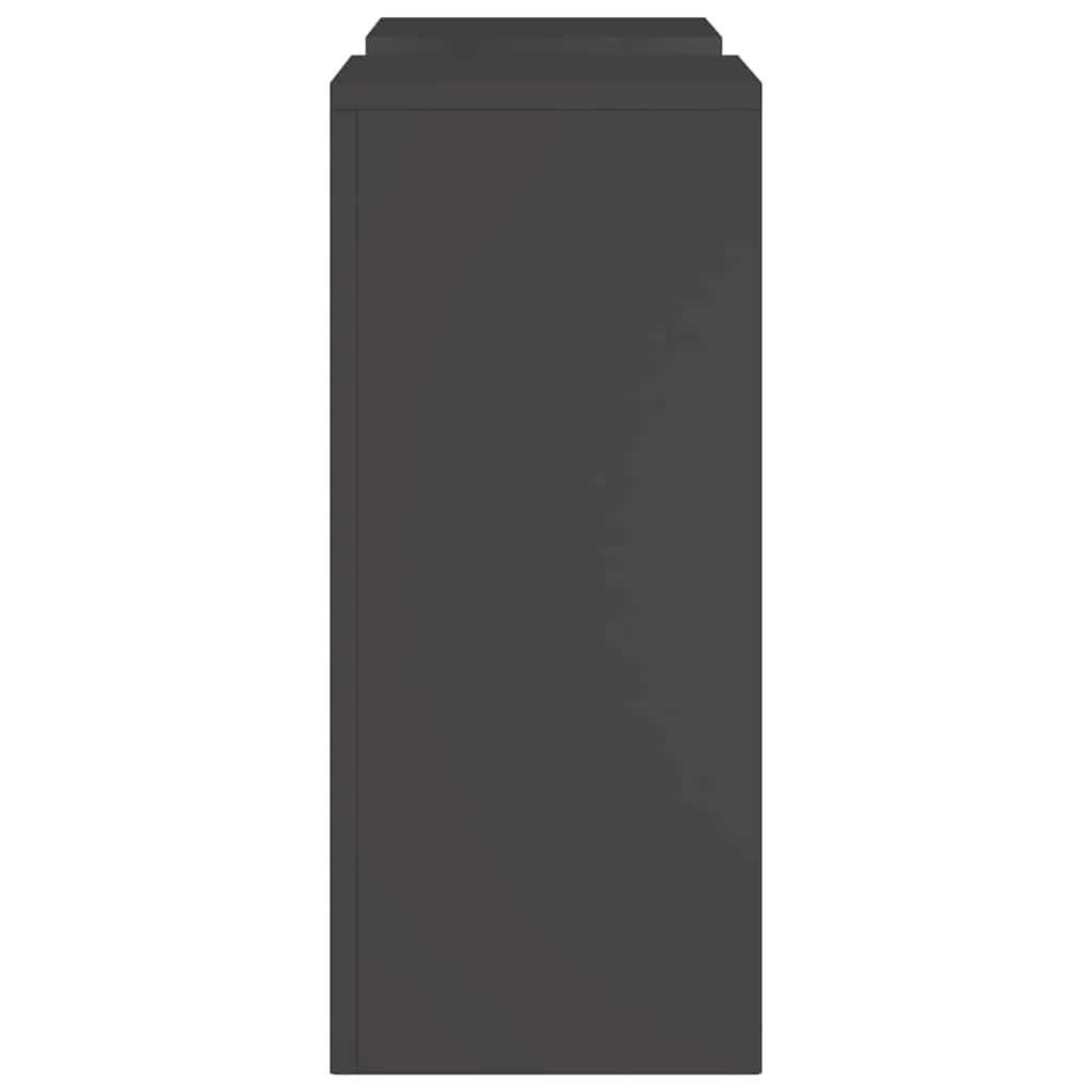 Supporti per piante 2 pcs Nero 24 x 24 x 55 cm Acciaio