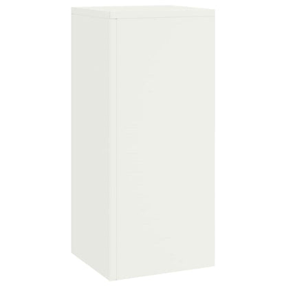 Supporti per piante 2 pcs Bianco 24 x 24 x 55 cm Acciaio
