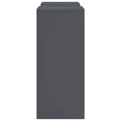 Supporti per piante 2 pcs Antracite 24 x 24 x 55 cm Acciaio