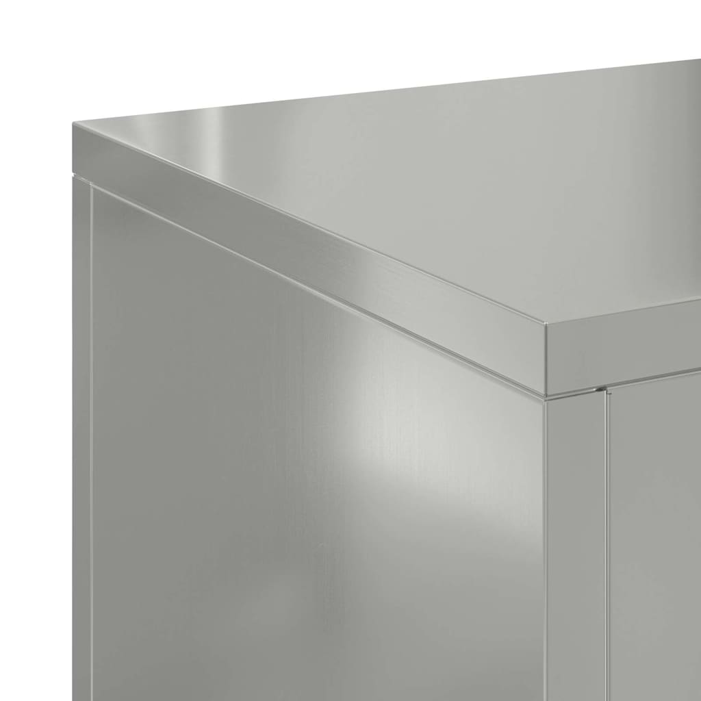 Supporti per piante 2 pcs Argento 24 x 24 x 55 cm