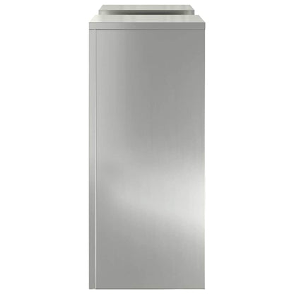 Supporti per piante 2 pcs Argento 24 x 24 x 55 cm
