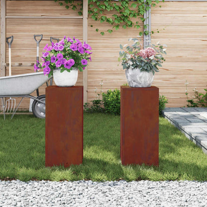 Supporto per piante 2 pcs Ruggine 24 x 24 x 55 cm | homemem39