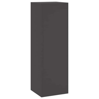 Supporti per piante 2 pcs Nero 24 x 24 x 75 cm Acciaio