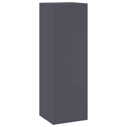 Supporti per piante 2 pcs Antracite 24 x 24 x 75 cm Acciaio