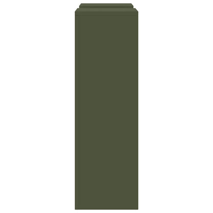 Supporti per piante 2 pcs Oliver verde 24 x 24 x 75 cm Acciaio