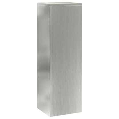 Supporti per piante 2 pcs Argento 24 x 24 x 75 cm