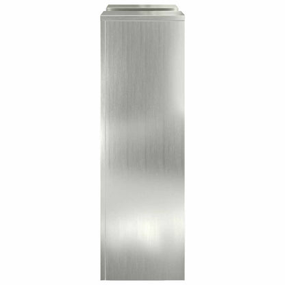 Supporti per piante 2 pcs Argento 24 x 24 x 75 cm