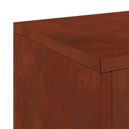 Supporto per piante 2 pcs Ruggine 24 x 24 x 75 cm | homemem39
