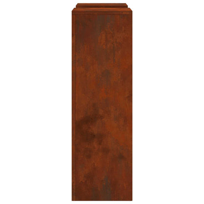 Supporto per piante 2 pcs Ruggine 24 x 24 x 75 cm | homemem39