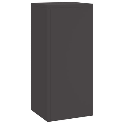 Supporti per piante 3 pcs Nero 24 x 24 x 75 cm Acciaio