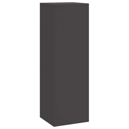 Supporti per piante 3 pcs Nero 24 x 24 x 75 cm Acciaio