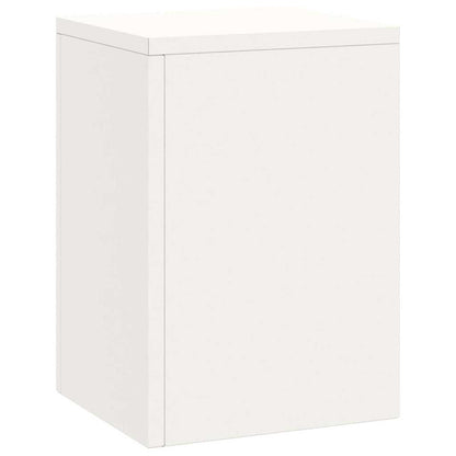 Supporti per piante 3 pcs Bianco 24 x 24 x 75 cm Acciaio