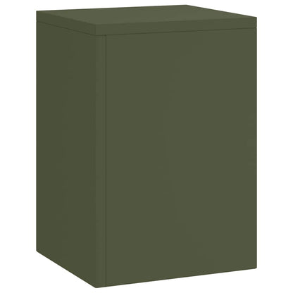 Supporti per piante 3 pcs Oliver verde 24 x 24 x 75 cm Acciaio