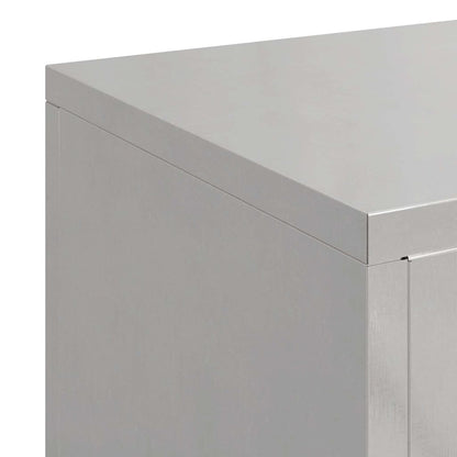 Supporti per piante 3 pcs Argento 24 x 24 x 75 cm