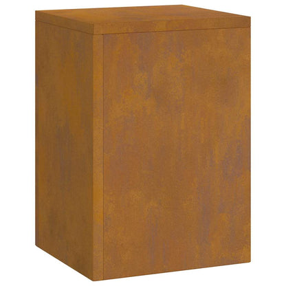 Supporti per piante 3 pcs Ruggine 24 x 24 x 75 cm