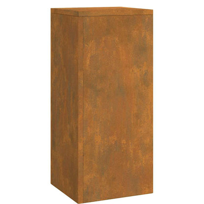 Supporti per piante 3 pcs Ruggine 24 x 24 x 75 cm