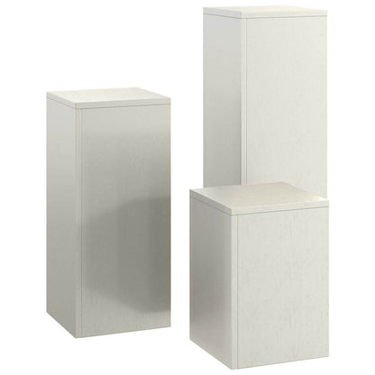 Supporti per piante 3 pcs Ruggine 24 x 24 x 75 cm