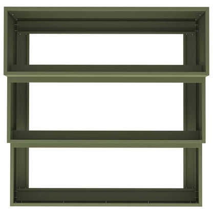 Vaso da giardino Oliver verde 90 x 90 x 35 cm Acciaio