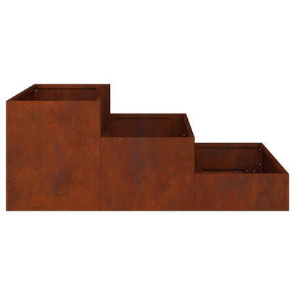 Vaso da giardino Ruggine 90 x 90 x 35 cm | homemem39