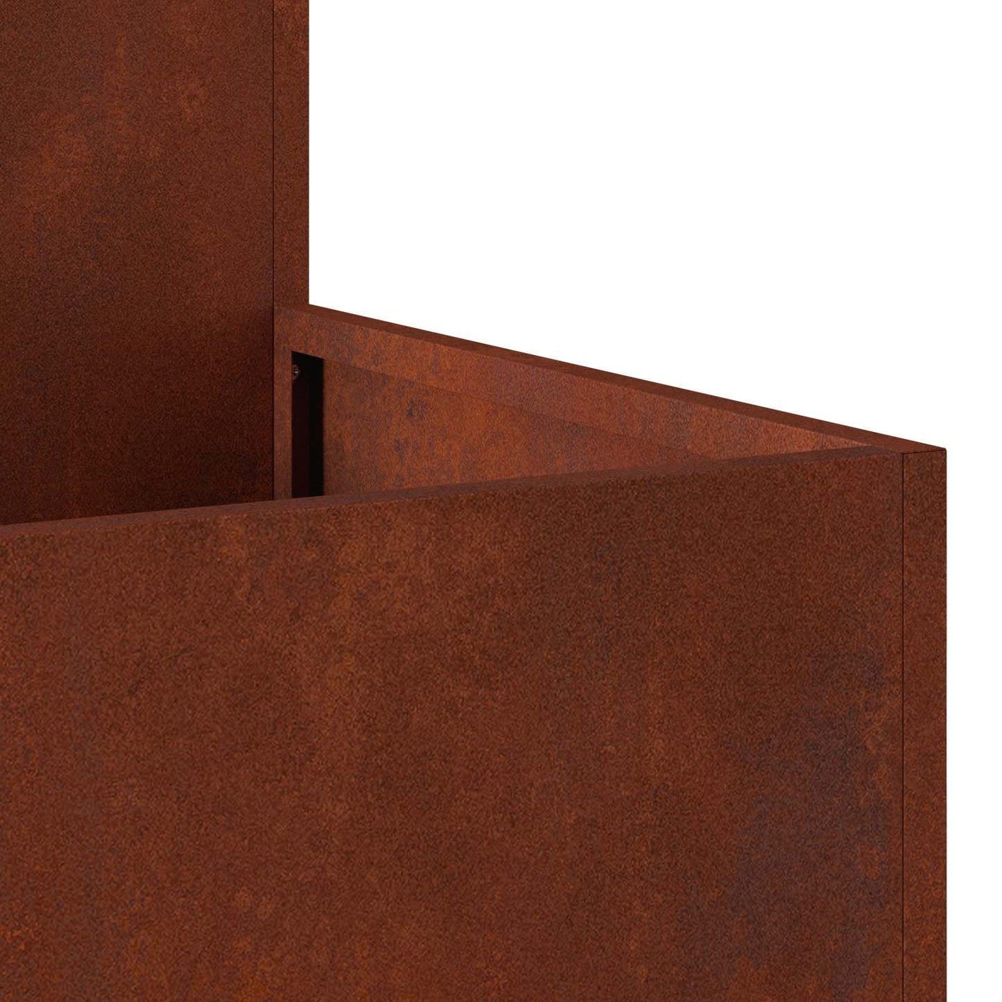 Vaso da giardino Ruggine 80 x 80 x 48 cm | homemem39