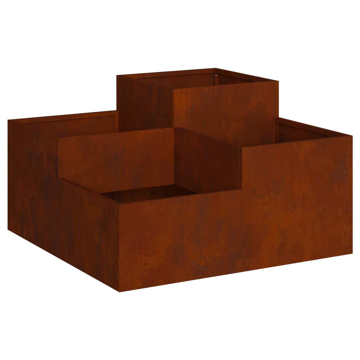 Vaso da giardino Ruggine 80 x 80 x 48 cm | homemem39