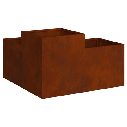 Vaso da giardino Ruggine 80 x 80 x 48 cm | homemem39