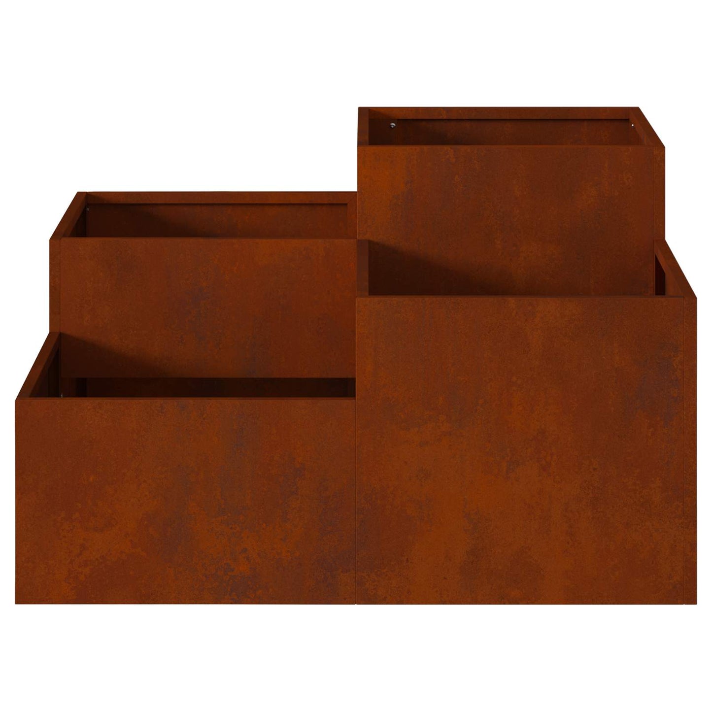 Vaso da giardino Ruggine 80 x 80 x 48 cm | homemem39