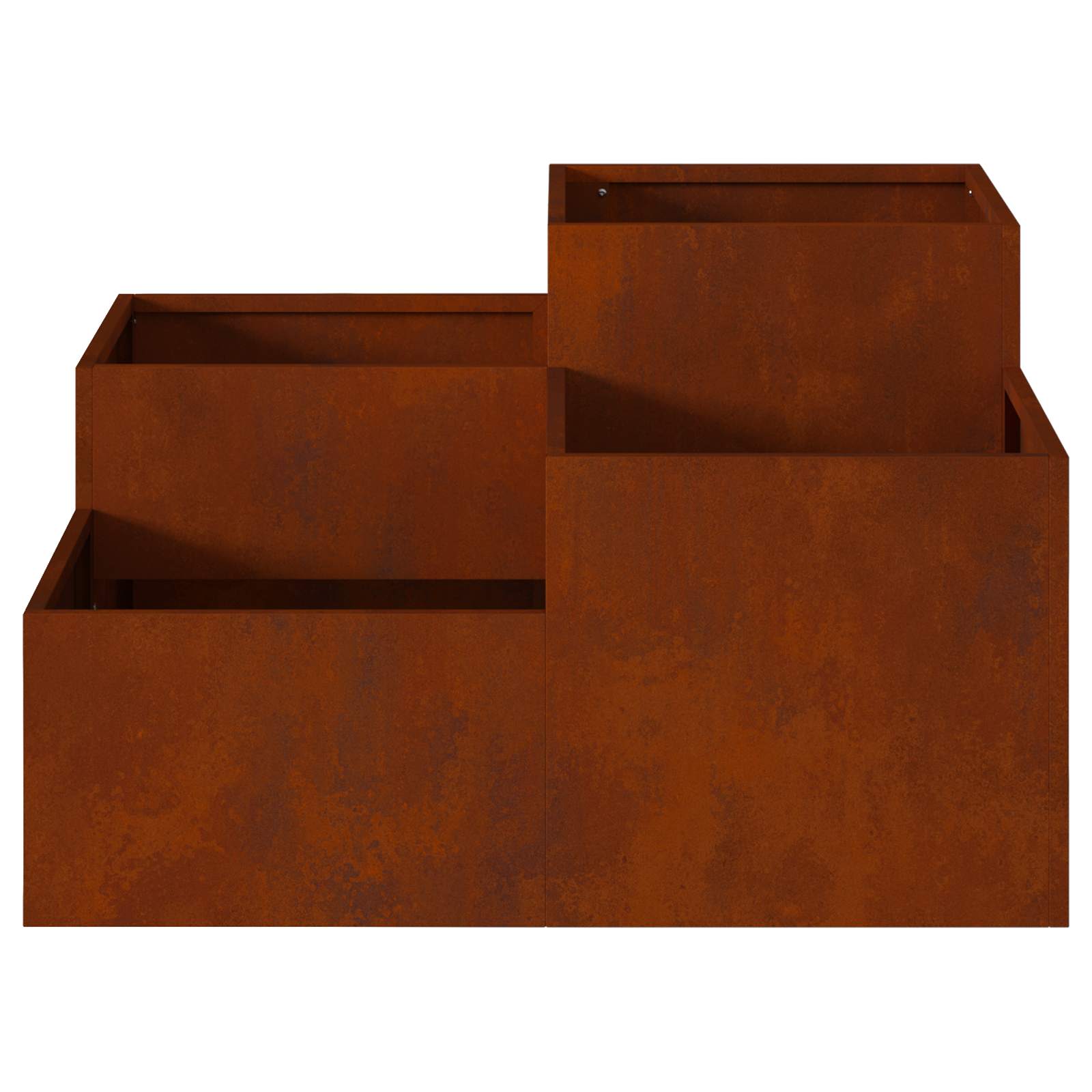 Vaso da giardino Ruggine 80 x 80 x 48 cm | homemem39