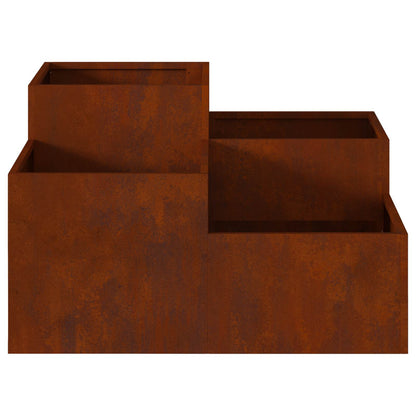 Vaso da giardino Ruggine 80 x 80 x 48 cm | homemem39