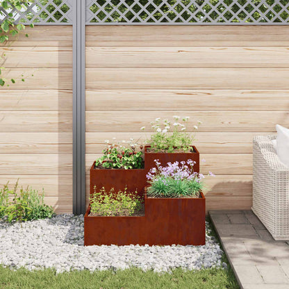 Vaso da giardino Ruggine 100 x 100 x 60 cm | homemem39