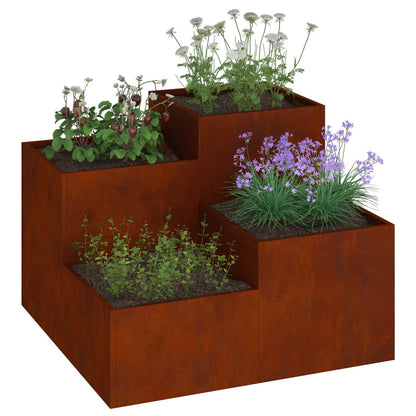 Vaso da giardino Ruggine 100 x 100 x 60 cm | homemem39