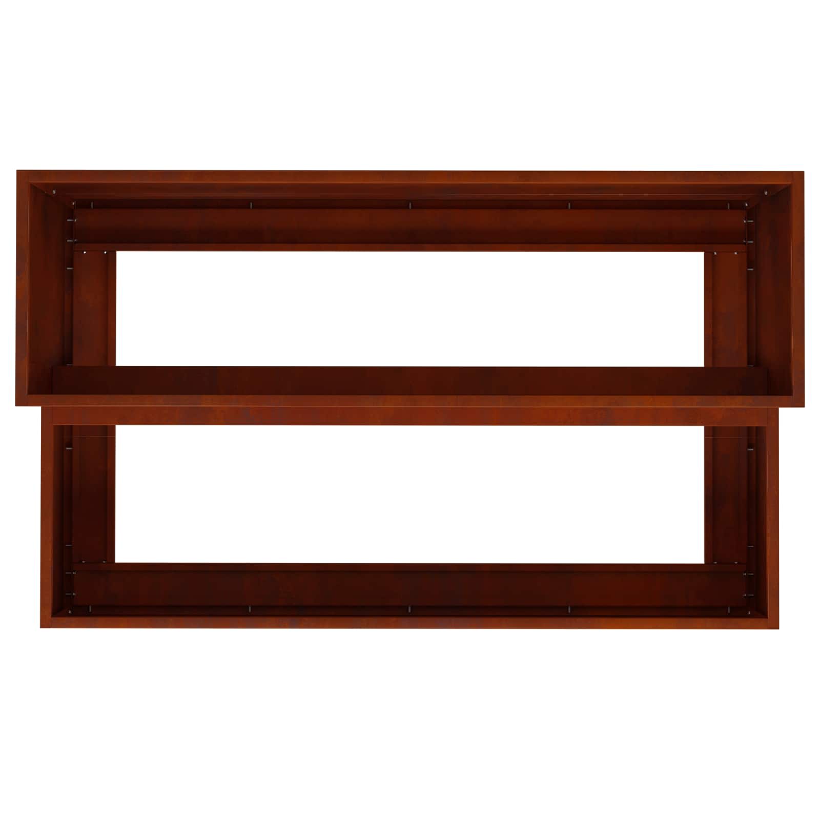 Vaso da giardino Ruggine 100 x 60 x 45 cm | homemem39