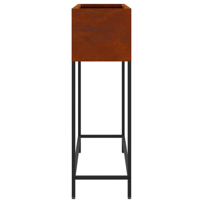 Vaso da Giardino Rialzato Ruggine 100 x 26 x 82 cm | homemem39