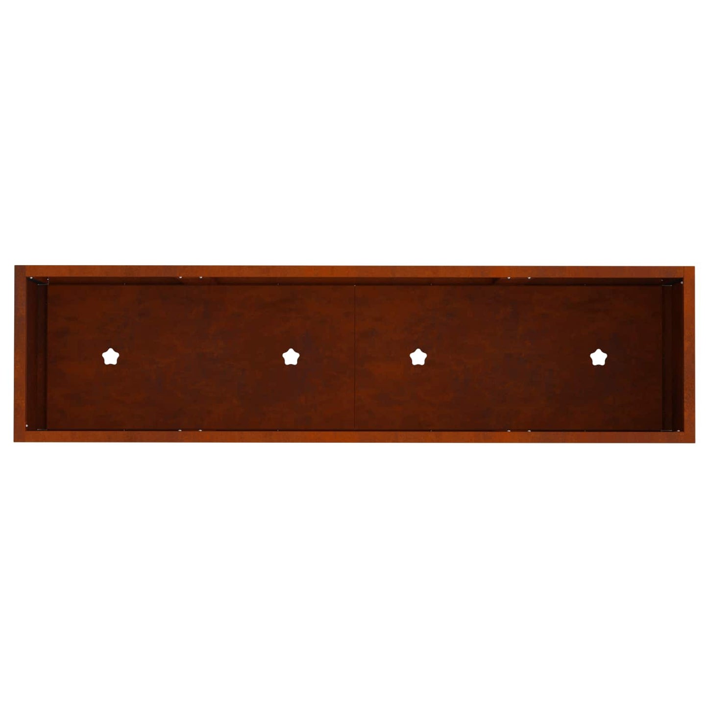 Vaso da Giardino Rialzato Ruggine 100 x 26 x 82 cm | homemem39