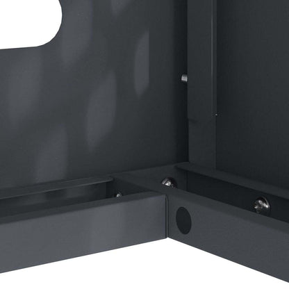 Copertura per condizionatore d'aria Antracite 90 x 40 x 60 cm