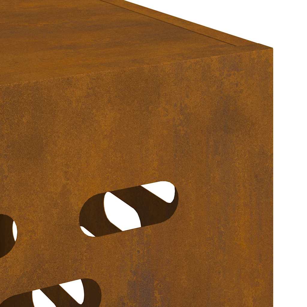 Copertura per condizionatore d'aria Ruggine 100 x 50 x 70 cm