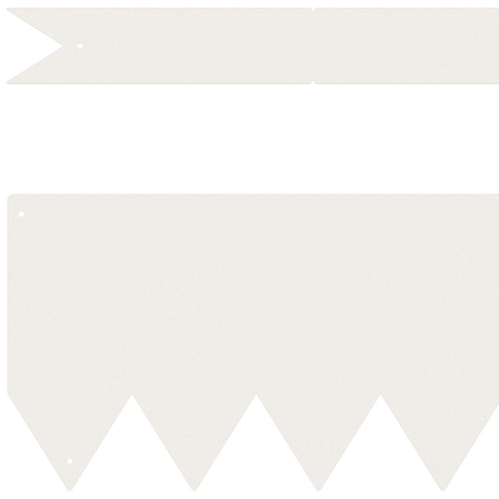 Bordura per Prato 30 pcs Bianco 100 x 0.05 x 20 cm