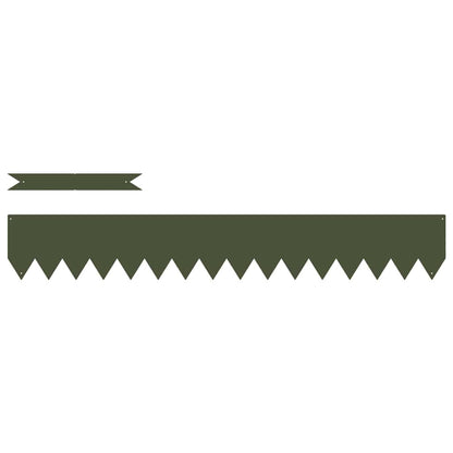 Bordura per Prato 30 pcs Verde oliva 100 x 0.05 x 20 cm