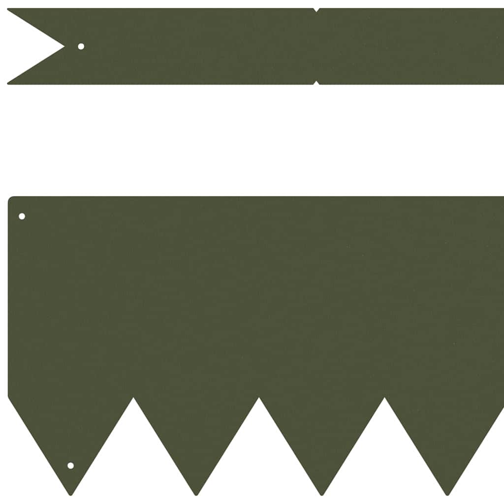 Bordura per Prato 50 pcs Verde oliva 100 x 0.05 x 20 cm