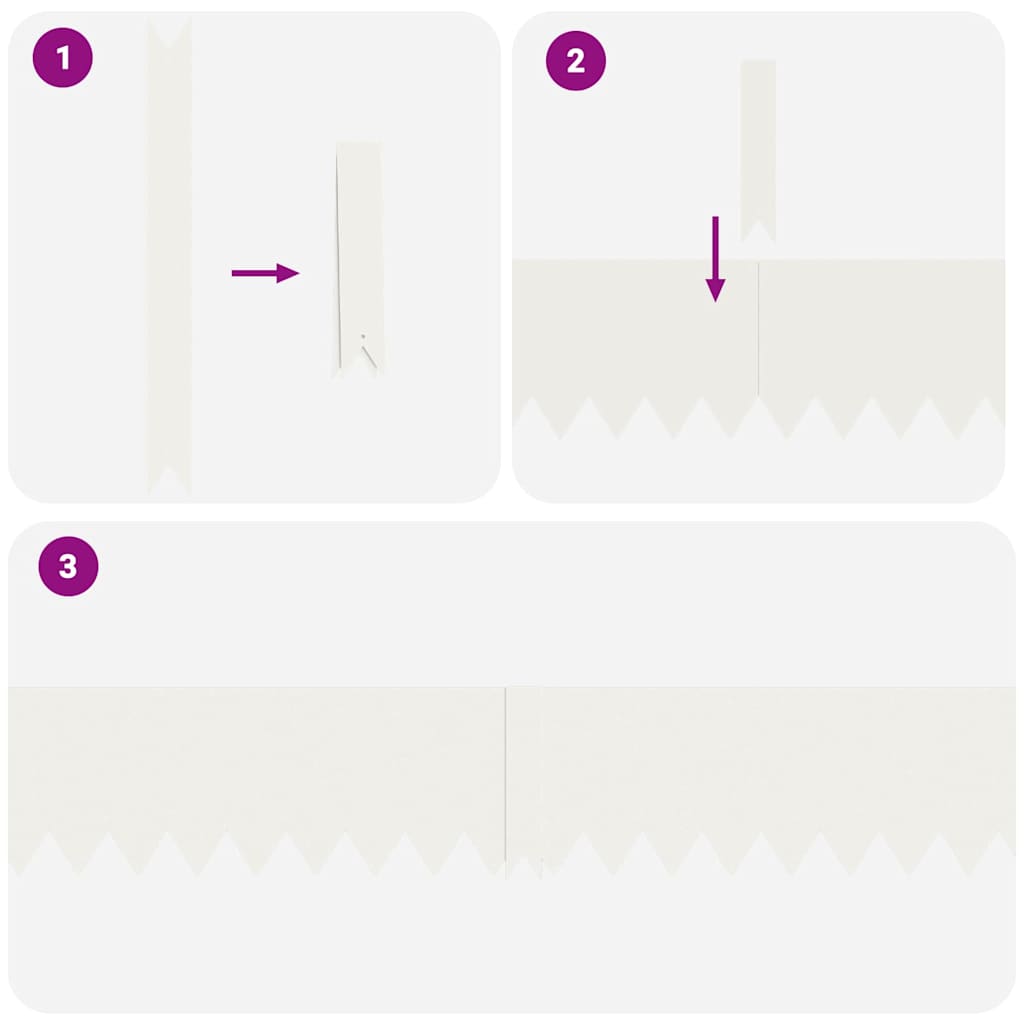 Bordura per Prato 20 pcs Bianco 100 x 0.05 x 20 cm