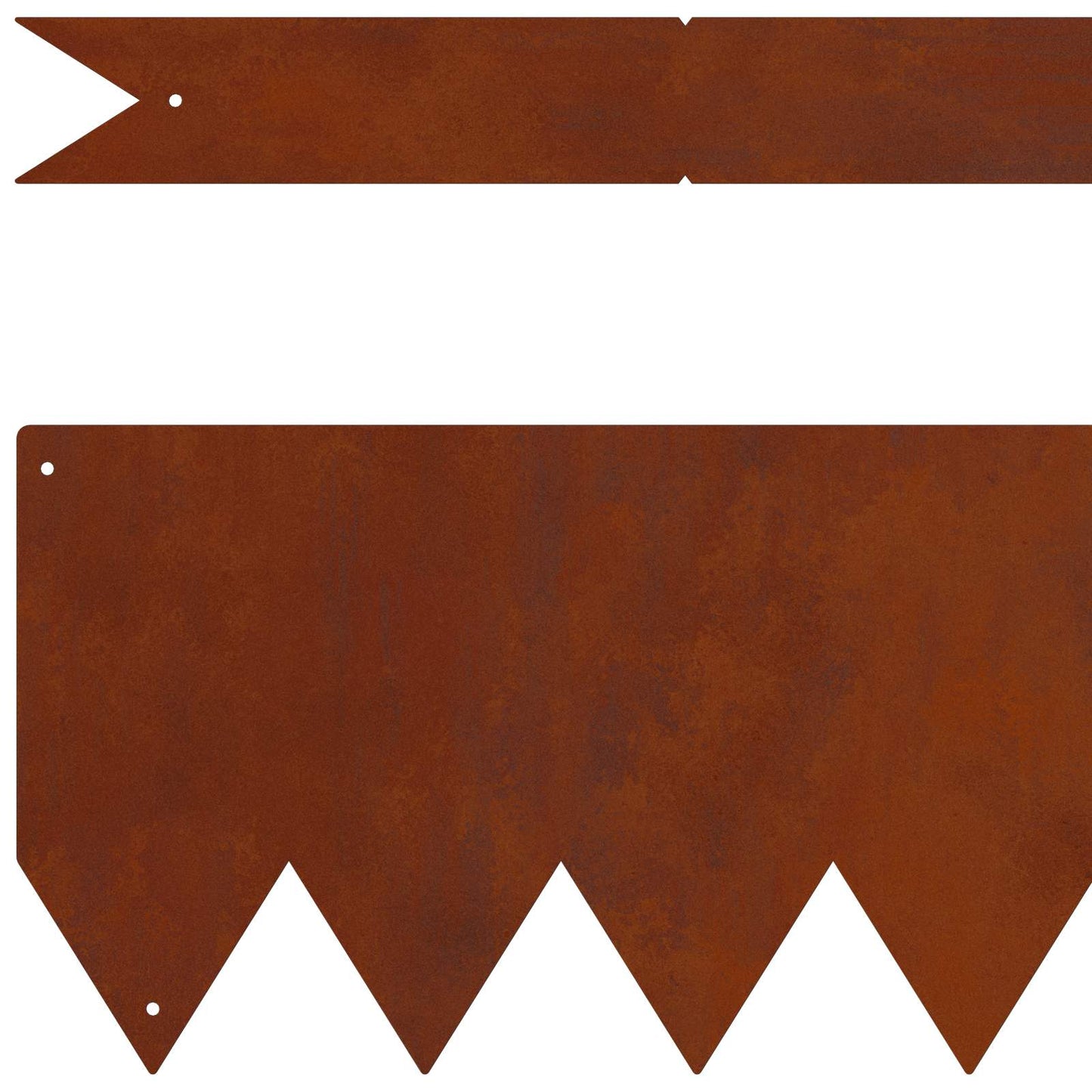 Bordura per Prato 30 pcs Marrone 100 x 0.05 x 20 cm | homemem39