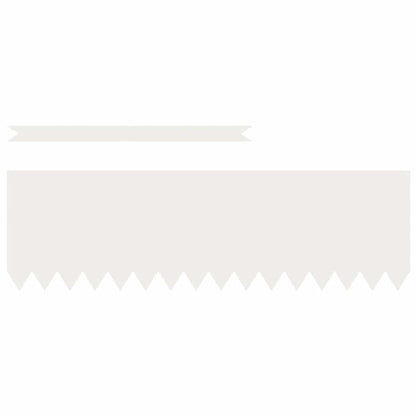 Bordura per Prato 20 pcs Bianco 100 x 0.05 x 20 cm