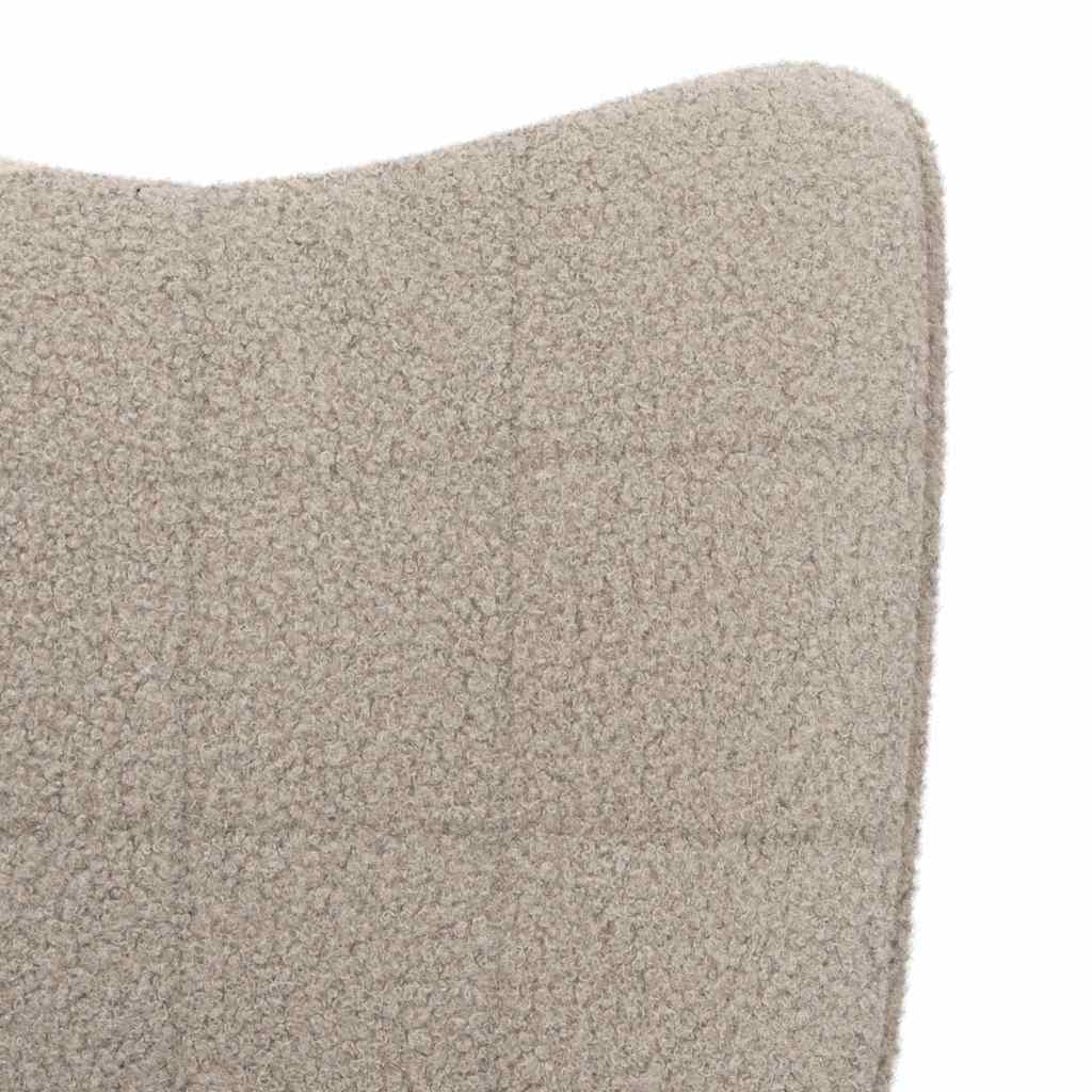 Sedia rilassante Grigio chiaro 62 x 67 x 95.5 cm Tessuto