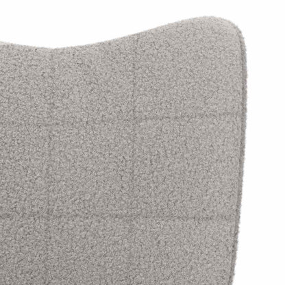 poltrona Grigio chiaro 62 x 67 x 95,5 cm Tessuto Sherpa | homemem39