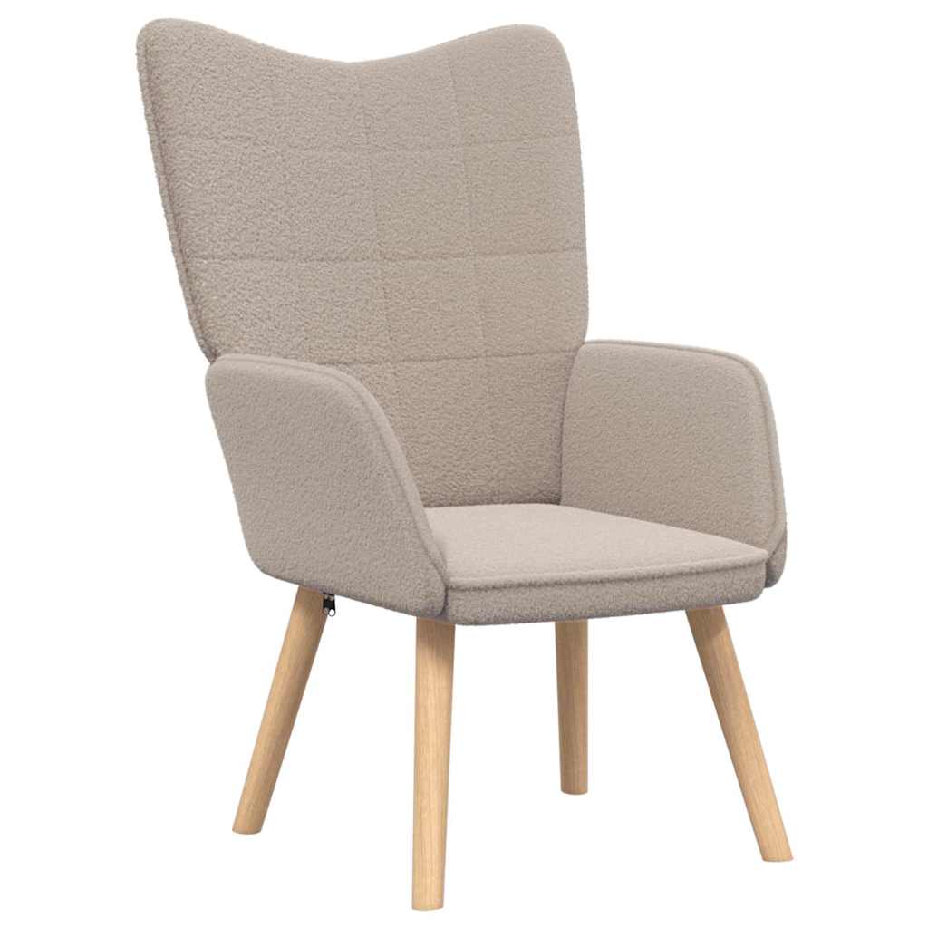 Sedia rilassante Grigio chiaro 62 x 67 x 95.5 cm Tessuto