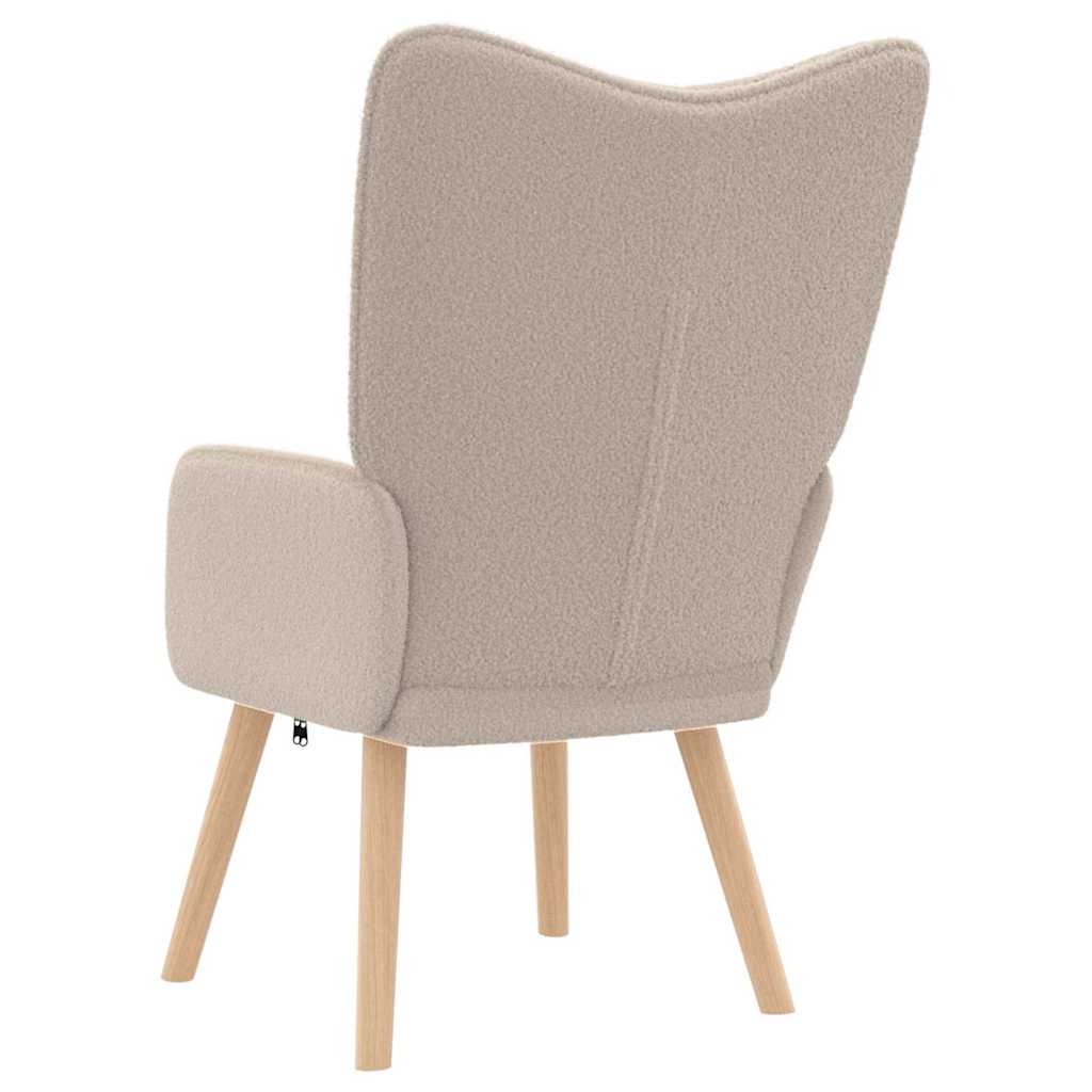 Sedia rilassante Grigio chiaro 62 x 67 x 95.5 cm Tessuto