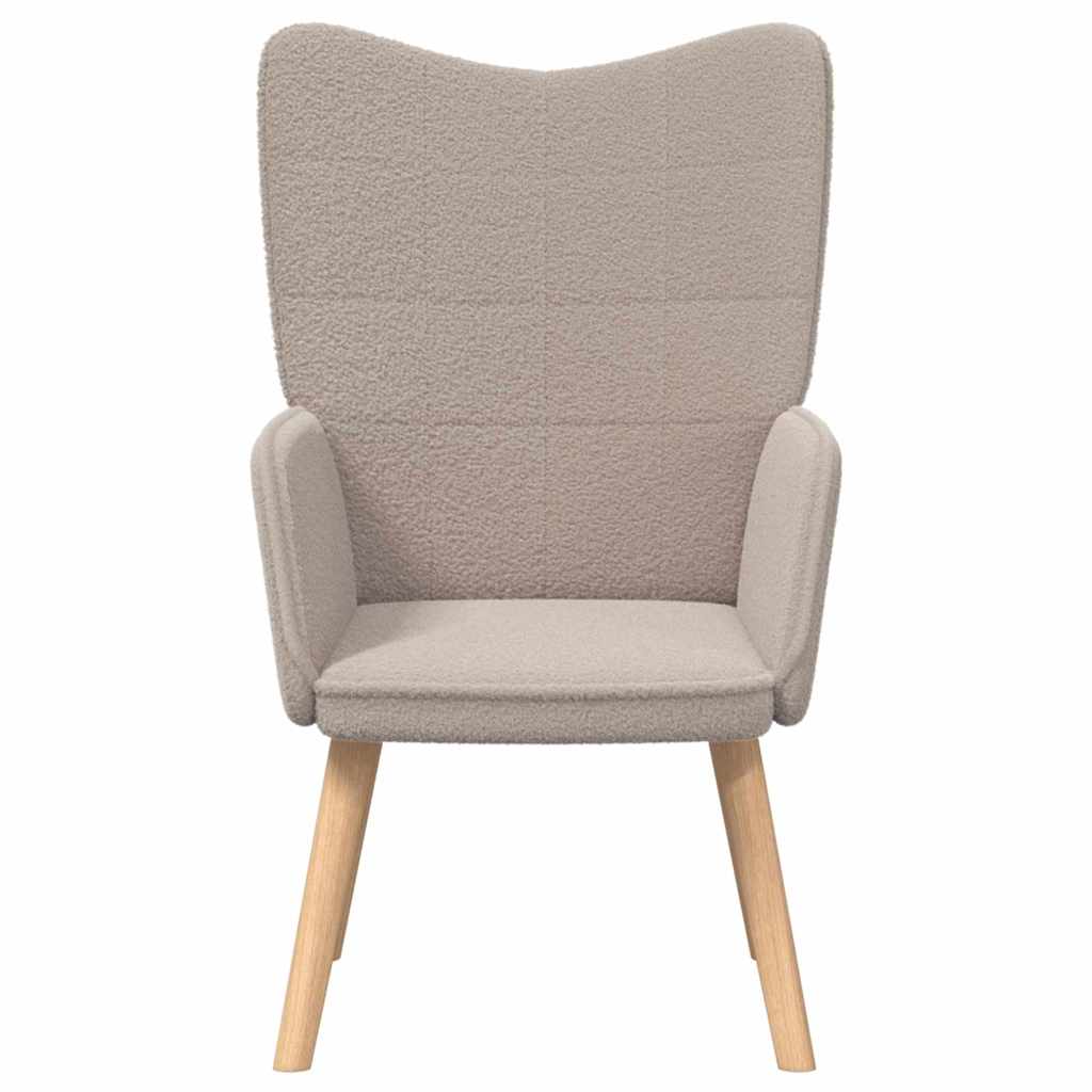 Sedia rilassante Grigio chiaro 62 x 67 x 95.5 cm Tessuto